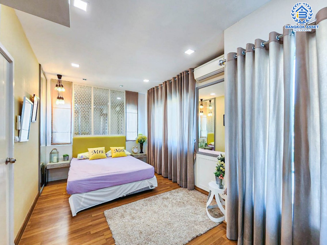 *****ทาวน์เฮ้าส์มือสองนนทบุรี โครงการ พฤกษา38 ชัยพฤกษ์-วงแหวนฯ หลังมุม เนื้อที่กว้างขวาง 25.5 ตร.ว. ฟังก์ชัน 3 ห้องนอน 2 ห้องน้ำ 1 ที่จอดรถ บ้านตัวอย่างในโครงการ พร้อมอยู่ เฟอร์นิเจอร์ครบ บนทำเลแห่งการเดินทาง ใกล้โรงพยาบาลไทรน้อย และทางด่วน "ศรีรัช" จองเลย!