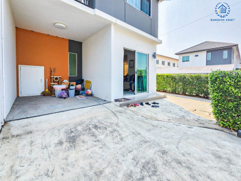 *****ทาวน์เฮ้าส์มือสองนนทบุรี โครงการ พฤกษา38 ชัยพฤกษ์-วงแหวนฯ หลังมุม เนื้อที่กว้างขวาง 25.5 ตร.ว. ฟังก์ชัน 3 ห้องนอน 2 ห้องน้ำ 1 ที่จอดรถ บ้านตัวอย่างในโครงการ พร้อมอยู่ เฟอร์นิเจอร์ครบ บนทำเลแห่งการเดินทาง ใกล้โรงพยาบาลไทรน้อย และทางด่วน "ศรีรัช" จองเลย!