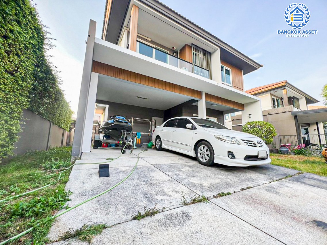 *****บ้านเดี่ยวมือสองกรุงเทพมหานคร โครงการ มัณฑนา กัลปพฤกษ์-วงแหวน เนื้อที่กว้างขวางเกือบ 58 ตร.ว. ฟังก์ชัน 3 ห้องนอน 3 ห้องน้ำ 2 ที่จอดรถ บ้านเนื้อที่เยอะ สภาพสวย บนทำเลเดินทางสะดวก ติด ถนนกาญจนาภิเษก 20 นาทีถึงรถไฟฟ้าสายสีน้ำเงิน "สถานีหลักสอง" ใกล้ทางด่วน "ศรีรัช"