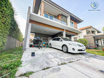 *****บ้านเดี่ยวมือสองกรุงเทพมหานคร โครงการ มัณฑนา กัลปพฤกษ์-วงแหวน เนื้อที่กว้างขวางเกือบ 58 ตร.ว. ฟังก์ชัน 3 ห้องนอน 3 ห้องน้ำ 2 ที่จอดรถ บ้านเนื้อที่เยอะ สภาพสวย บนทำเลเดินทางสะดวก ติด ถนนกาญจนาภิเษก 20 นาทีถึงรถไฟฟ้าสายสีน้ำเงิน "สถานีหลักสอง" ใกล้ทางด่วน "ศรีรัช"