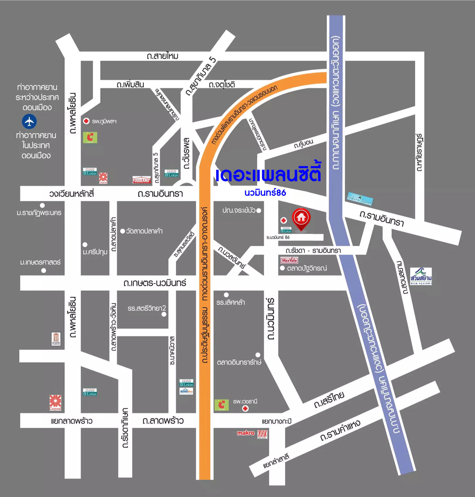 *****ทาวน์เฮ้าส์มือสองกรุงเทพมหานคร โครงการ เดอะแพลนซิตี้ นวมินทร์86 หลังมุม! เนื้อที่ 17 ตร.ว. ฟังก์ชัน 2 ห้องนอน 2 ห้องน้ำ 1 ที่จอดรถ หน้าบ้านไม่ชนใคร ติดสวนส่วนกลาง บ้านอยู่ต้นโครงการ ติดถนนเมน บนทำเลแห่งการเดินทาง และทางด่วน "รามอินทรา-อาจณรงค์" จองเลย!