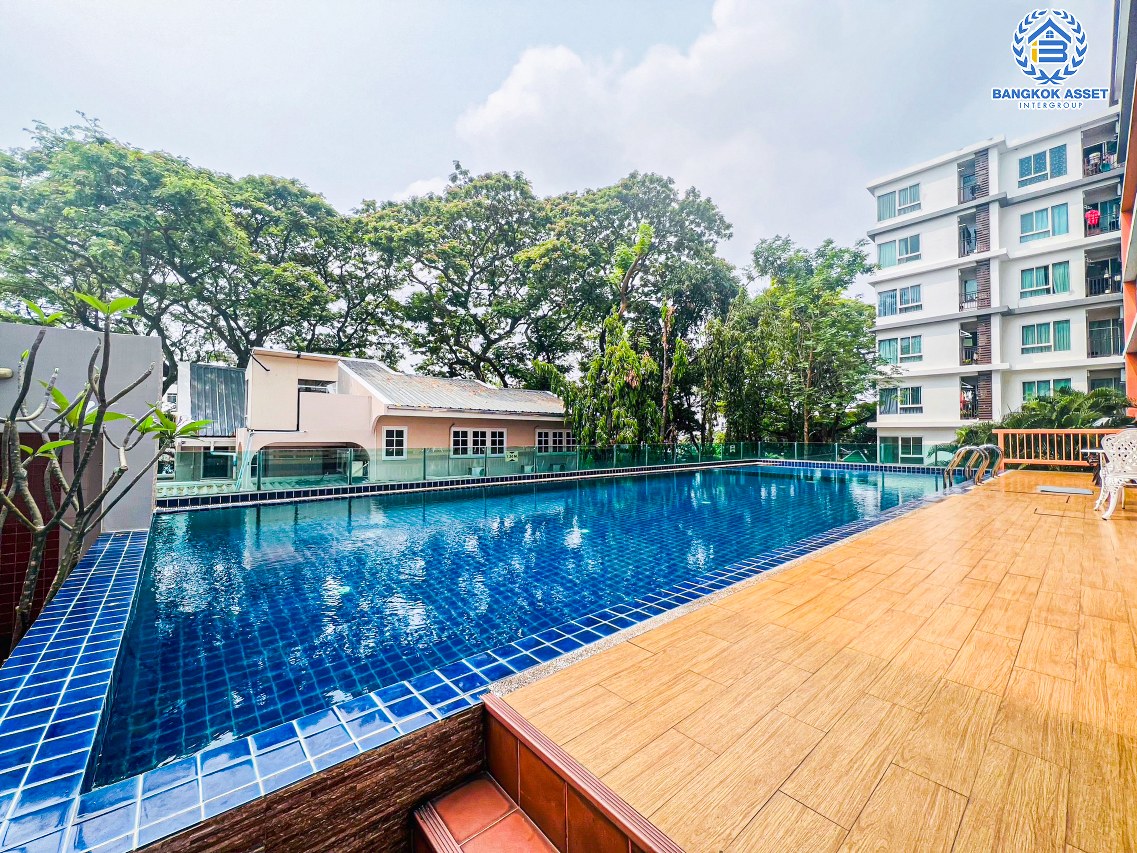 *****คอนโดมิเนียมมือสองนนทบุรี โครงการ เดอะคลิสตัล คอนโด ติวานนท์ เนื้อที่กว้าง 29.56 ตร.ว. ฟังก์ชัน 1 ห้องนอน 1 ห้องน้ำ 1 ที่จอดรถ ห้อง Studio กว้างขวาง บนทำเลเยี่ยมสุดๆ ถึงรถไฟฟ้าสายสีม่วง "สถานีศูนย์ราชการนนทบุรี" ได้ภายใน 5 นาทีเท่านั้น!! แถมราคาถูกสุดในย่าน