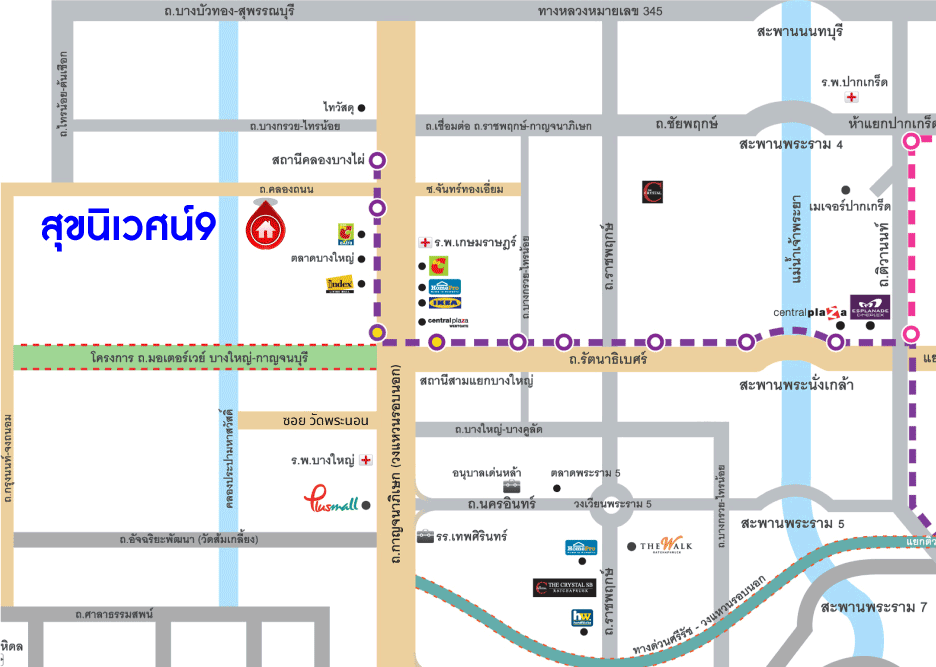 *****ทาวน์เฮ้าส์มือสอง สุขนิเวศน์9 บางใหญ่ เนื้อที่ 25.50 ตร.ว. ฟังก์ชัน 3 ห้องนอน 3 ห้องน้ำ 2 ที่จอดรถ บ้านรีโนเวทใหม่ทั้งหลัง ฟรี! เครื่องปรับอากาศ บนทำเลแห่งการเดินทาง เชื่อมต่อถนนกาญจนาภิเษก ใกล้เซ็นทรัลพลาซ่าเวสต์เกต และรถไฟฟ้าสายสีม่วง "สถานีคลองบางไผ่"