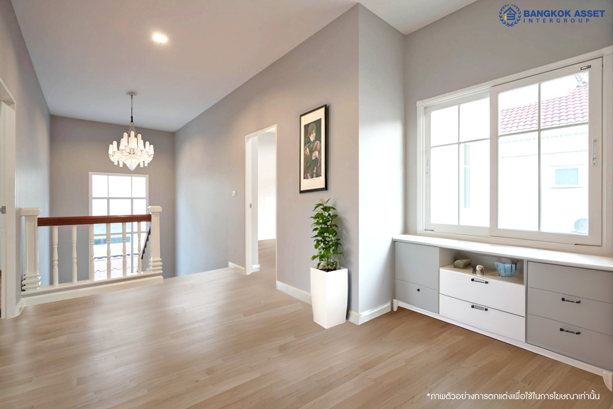 บ้านมือสองตกแต่งใหม่ โครงการ เพอร์เฟคมาสเตอร์พีซ รัตนาธิเบศร์ หลังใหญ่กว่า 91.4 ตร.ว. ฟังก์ชัน 3 ห้องนอน 5 ห้องน้ำ 1 ห้องแม่บ้าน จอดรถได้ 2 คัน พร้อมบรรยากาศโครงการสุด Luxury บนทำเลเชื่อมต่อทุกการเดินทาง ใกล้รถไฟฟ้าสายสีม่วง "สถานีไทรม้า" และจุดขึ้นทางด่วน "งามวงศ์วาน"