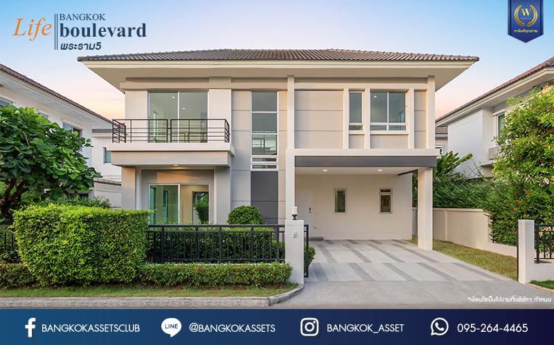 บ้านมือสองตกแต่งใหม่ โครงการ ไลฟ์ บางกอก บูเลอวาร์ด พระราม5 ตกแต่งหรูหรา เนื้อที่ 52.3 ตร.ว. ฟังก์ชัน 3 ห้องนอน 3 ห้องน้ำ 1 ห้องอเนกประสงค์ จอดรถได้ 2 คัน บนทำเลเชื่อมต่อเมือง ใกล้รถไฟฟ้าสายสีม่วง "สถานีแยกติวานนท์" จุดขึ้นทางด่วน "ศรีรัช" และรายล้อมด้วยสิ่งอำนวยความสะดวกครบ