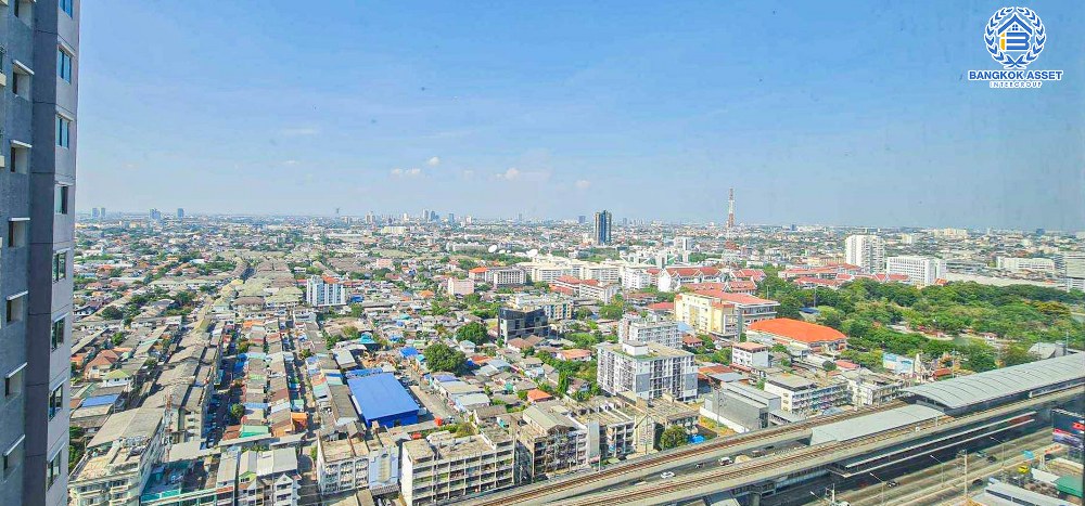 *****คอนโดมิเนียมมือสองนนทบุรี โครงการ ศุภาลัยปาร์ค แคราย-งามวงศ์วาน เนื้อที่กว้างขวางถึง 45.58 ตร.ว. ฟังก์ชัน 1 ห้องนอน 1 ห้องน้ำ 1 ที่จอดรถ แถมฟรี! 2 เครื่องปรับอากาศ, 1 เครื่องทำน้ำอุ่น และเฟอร์นิเจอร์ บนทำเลติดถนนรัตนาธิเบศร์ เพียง 210 เมตรก็ถึงรถไฟฟ้าสายสีม่วง "สถานีศูนย์ราชการนนทบุรี" ใกล้จุดขึ้นทางด่วน "ศรีรัช"