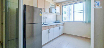 *****คอนโดมิเนียมมือสองนนทบุรี โครงการ ศุภาลัยปาร์ค แคราย-งามวงศ์วาน เนื้อที่กว้างขวางถึง 45.58 ตร.ว. ฟังก์ชัน 1 ห้องนอน 1 ห้องน้ำ 1 ที่จอดรถ แถมฟรี! 2 เครื่องปรับอากาศ, 1 เครื่องทำน้ำอุ่น และเฟอร์นิเจอร์ บนทำเลติดถนนรัตนาธิเบศร์ เพียง 210 เมตรก็ถึงรถไฟฟ้าสายสีม่วง "สถานีศูนย์ราชการนนทบุรี" ใกล้จุดขึ้นทางด่วน "ศรีรัช"