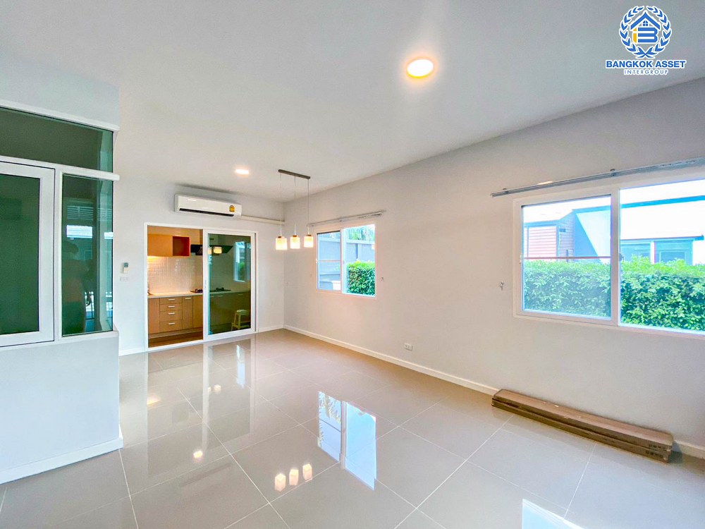 *****ทาวน์เฮ้าส์มือสอง โครงการ คาซ่าวอเตอร์ไซด์ พระราม5 หลังมุม เนื้อที่กว้าง 29.80 ตร.ว. ฟังก์ชัน 4 ห้องนอน 3 ห้องน้ำ 2 ที่จอดรถ บ้านกว้างขวาง ตกแต่งสวย พร้อมเข้าอยู่ได้ทันที แถมฟรี! เครื่องปรับอากาศ บนทำเลแห่งการเดินทาง ใกล้โครงการรถไฟฟ้าสายสีม่วง "สถานีแยกติวานนท์"