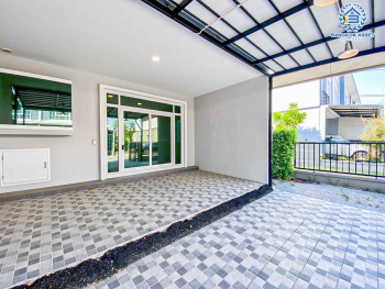 *****ทาวน์เฮ้าส์มือสอง โครงการ คาซ่าวอเตอร์ไซด์ พระราม5 หลังมุม เนื้อที่กว้าง 29.80 ตร.ว. ฟังก์ชัน 4 ห้องนอน 3 ห้องน้ำ 2 ที่จอดรถ บ้านกว้างขวาง ตกแต่งสวย พร้อมเข้าอยู่ได้ทันที แถมฟรี! เครื่องปรับอากาศ บนทำเลแห่งการเดินทาง ใกล้โครงการรถไฟฟ้าสายสีม่วง "สถานีแยกติวานนท์"