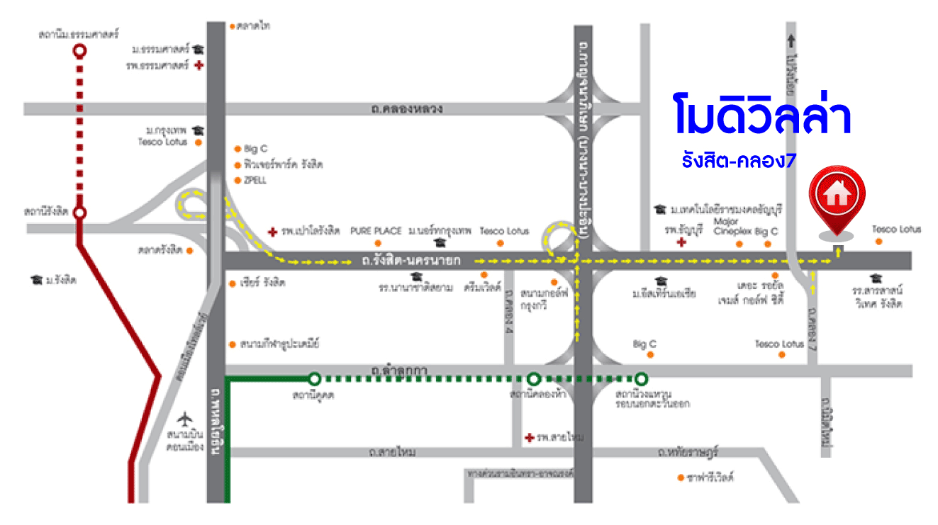 *****บ้านแฝดมือสองปทุมธานี โครงการ โมดิวิลล่า รังสิต-คลอง7 หลังมุม! เนื้อที่กว้างเกือบ 39 ตร.ว. ฟังก์ชัน 3 ห้องนอน 2 ห้องน้ำ 2 ที่จอดรถ บ้านสภาพดี พร้อมอยู่ บนทำเลเข้า-ออกเมืองสะดวก เชื่อมต่อถนนรังสิต-นครนายก, ถนนธัญบุรี ในราคาสุดคุ้ม!