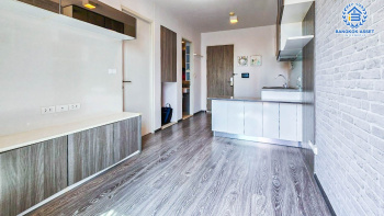 *****คอนโดมิเนียมมือสองนนทบุรี โครงการ Zelle รัตนาธิเบศร์ เนื้อที่กว้าง 31.49 ตร.ม. ฟังก์ชัน 1 ห้องนอน 1 ห้องน้ำ 1 ที่จอดรถ ตกแต่งครบ พร้อมอยู่ บนทำเลเยี่ยม ติดถนนรัตนาธิเบศร์ เพียง 850 เมตรก็ถึงรถไฟฟ้าสายสีม่วง "สถานีสะพานพระนั่งเกล้า" ใกล้จุดขึ้นทางด่วน "งามวงศ์วาน"