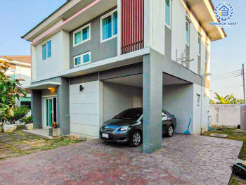 *****บ้านเดี่ยวมือสอง โครงการ เดอะลิฟวิ่ง3 กาญจนาภิเษก เนื้อที่ถึง 60.20 ตร.ว. ฟังก์ชัน 3 ห้องนอน 3 ห้องน้ำ จอดรถได้ 2 คัน ภายในสภาพพร้อมอยู่ บรรยากาศโครงการมีความเป็นส่วนตัว บนทำเลเดินทางสะดวก ติดถนนกาญจนาภิเษก ใกล้เซ็นทรัลเวสต์เกต และรถไฟฟ้าสายสีม่วง "สถานีคลองบางไผ่" จองเลย!