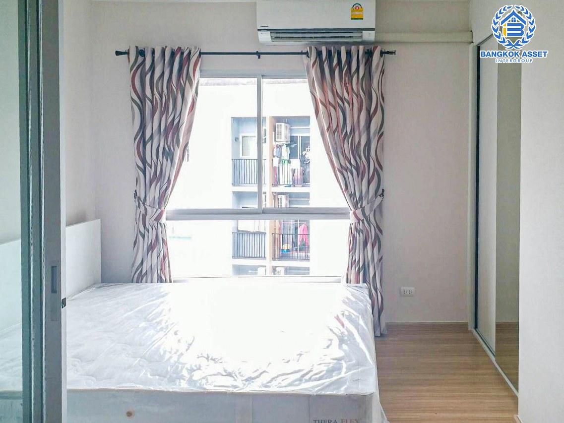 *****คอนโดมิเนียมมือสองนนทบุรี โครงการ พลัมคอนโด บางใหญ่ สเตชั่น เนื้อที่ 23.05 ตร.ว. ฟังก์ชัน 1 ห้องนอน 1 ห้องน้ำ 1 ที่จอดรถ แถมฟรี! 1 เครื่องปรับอากาศ 1 เครื่องทำน้ำอุุ่น บนทำเลเยี่ยม เพียง 550 เมตรก็ถึงรถไฟฟ้าสายสีม่วง "สถานีคลองบางไผ่" และจุดขึ้นทางด่วน "กาญจนาภิเษก" จองเลย