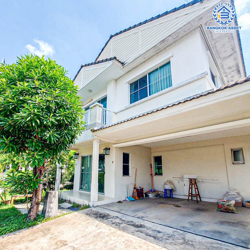 *****บ้านเดี่ยวมือสองนนทบุรี โครงการ ชัยพฤกษ์ ปิ่นเกล้า-สาทร หลังมุม! เนื้อที่กว้าง 55.4 ตร.ว. ฟังก์ชัน 3 ห้องนอน 3 ห้องน้ำ 2 ที่จอดรถ บ้านสภาพใหม่ไม่ค่อยได้อยู่ เพื่อนบ้านดี บนทำเลดี เชื่อมต่อถนนราชพฤกษ์, ถนนรัตนาธิเบศร์ ใกล้รถไฟฟ้าสายสีน้ำเงิน "สถานีบางหว้า" และทางด่วน "ศรีรัช"