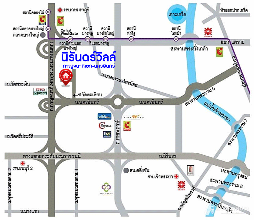 *****ทาวน์เฮ้าส์มือสองนนทบุรี โครงการ นิรันดร์ วิลล์ กาญจนาภิเษก-นครอินทร์ เนื้อที่กว้าง 21.3 ตร.ว. ฟังก์ชัน 3 ห้องนอน 2 ห้องน้ำ 1 ที่จอดรถ บ้านปรับปรุงใหม่สภาพดี พร้อมหิ้วกระเป๋าเข้าอยู่ บนทำเลเยี่ยม เชื่อมต่อถนนกาญจนาภิเษก ใกล้รถไฟฟ้าสายสีม่วง "สถานีสามแยกบางใหญ่" และทางด่วน "ศรีรัช"