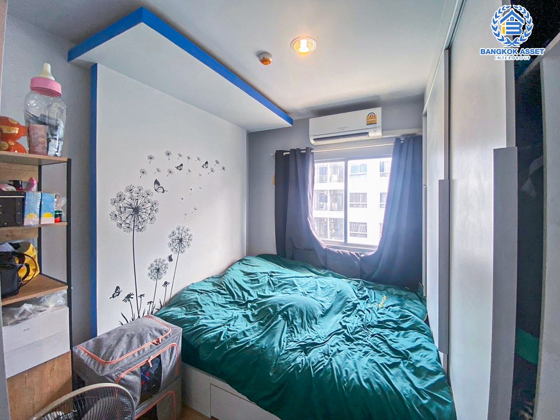 *****คอนโดมิเนียมมือสองนนทบุรี โครงการ เดอะคิทท์ ติวานนท์ เนื้อที่กว้างเกือบ 28 ตร.ม. ฟังก์ชัน 1 ห้องนอน 1 ห้องน้ำ 1 ที่จอดรถ แถมฟรี! 1 เครื่องปรับอากาศ 1 เครื่องทำน้ำอุ่น และเฟอร์นิเจอร์ บนทำเลแห่งการเดินทาง เชื่อมต่อถนนติวานนท์, ถนนชัยพฤกษ์ และถนนแจ้งวัฒนะ จองเลย!