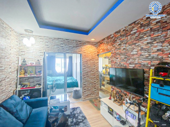 *****คอนโดมิเนียมมือสองนนทบุรี โครงการ เดอะคิทท์ ติวานนท์ เนื้อที่กว้างเกือบ 28 ตร.ม. ฟังก์ชัน 1 ห้องนอน 1 ห้องน้ำ 1 ที่จอดรถ แถมฟรี! 1 เครื่องปรับอากาศ 1 เครื่องทำน้ำอุ่น และเฟอร์นิเจอร์ บนทำเลแห่งการเดินทาง เชื่อมต่อถนนติวานนท์, ถนนชัยพฤกษ์ และถนนแจ้งวัฒนะ จองเลย!