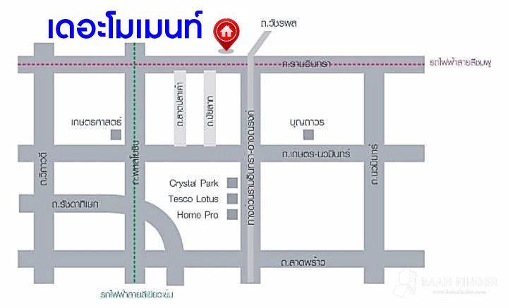 *****ทาวน์โฮมมือสอง โครงการ เดอะ โมเมนท์ รามอินทรา เนื้อที่ 23.50 ตร.ว. ฟังก์ชัน 3 ห้องนอน 4 ห้องน้ำ 2 ที่จอดรถ บ้านสไตล์โมเดิร์น บนทำเลเดินทางสะดวกสบาย เชื่อมต่อถนนรามอินทรา ถนนพหลโยธิน ใกล้รถไฟฟ้าสายสีชมพู และจุดขึ้นทางด่วน "รามอินทรา"
