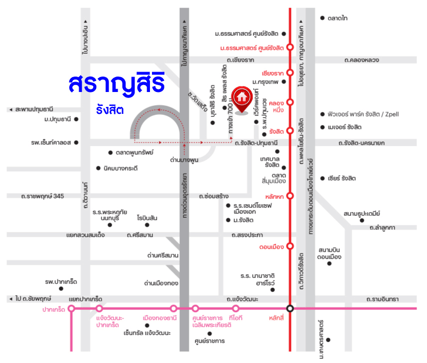 *****บ้านเดี่ยวมือสอง โครงการ สราญสิริ รังสิต เนื้อที่ 68.80 ตร.ว. ฟังก์ชัน 4 ห้องนอน 4 ห้องน้ำ 2 ที่จอดรถ บ้านหลังใหญ่ ภายในเหมือนใหม่พร้อมอยู่ บนทำเลเดินทางสะดวก เชื่อมต่อถนนรังสิต-ปทุมธานี ถนนคลองหลวง ใกล้รถไฟฟ้าสายสีแดง "สถานีรังสิต" และจุดขึ้นทางด่วน "ศรีรัช"