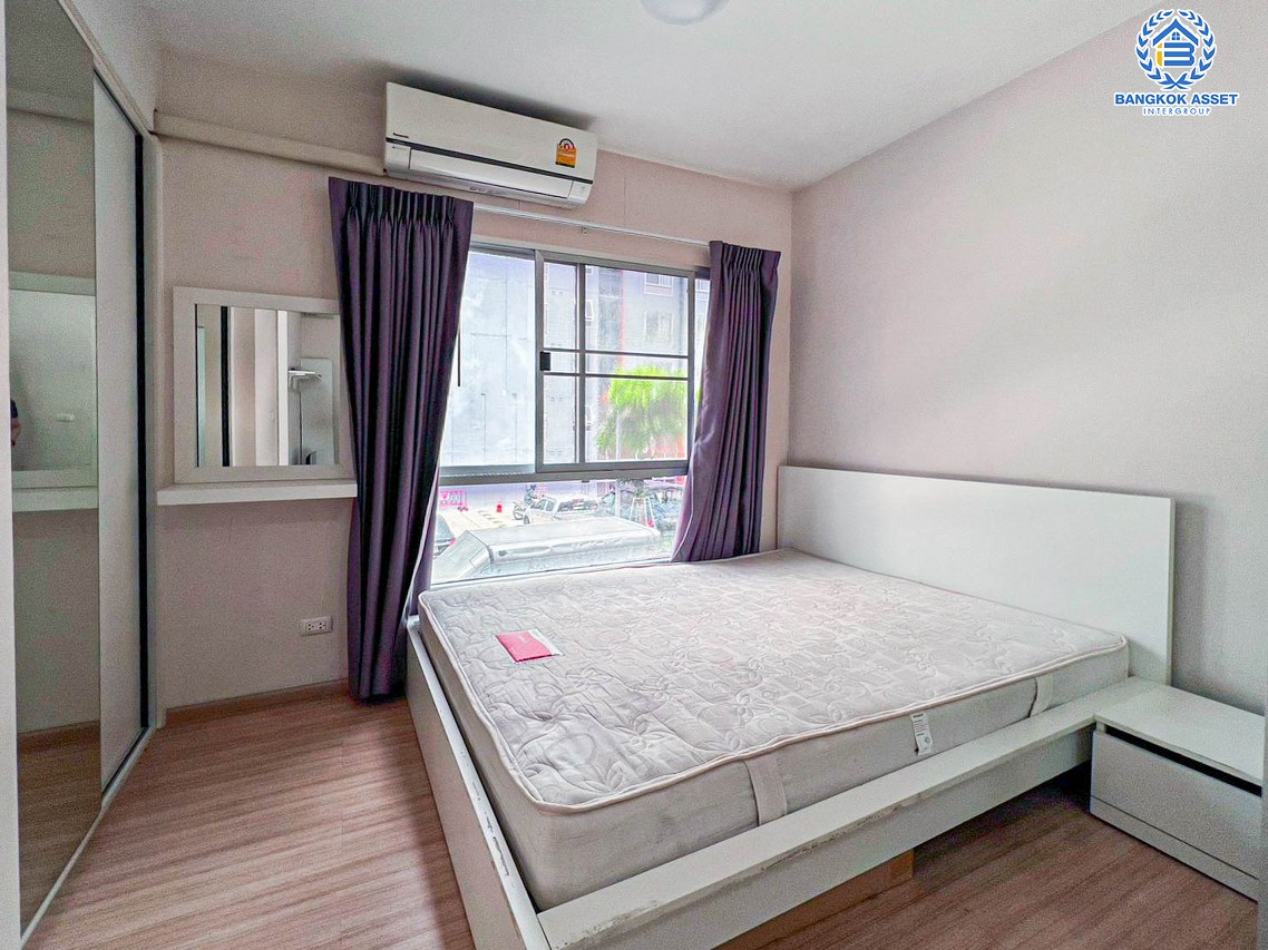 *****คอนโดมิเนียมมือสองนนทบุรี โครงการ พลัมคอนโด บางใหญ่ สเตชั่น เนื้อที่ 23.05 ตร.ม. ฟังก์ชัน 1 ห้องนอน 1 ห้องน้ำ 1 ที่จอดรถ แถมฟรี! เครื่องปรับอากาศ บนทำเลเยี่ยม เพียง 550 เมตรก็ถึงรถไฟฟ้าสายสีม่วง "สถานีคลองบางไผ่" และยังใกล้ทางด่วน "กาญจนาภิเษก"