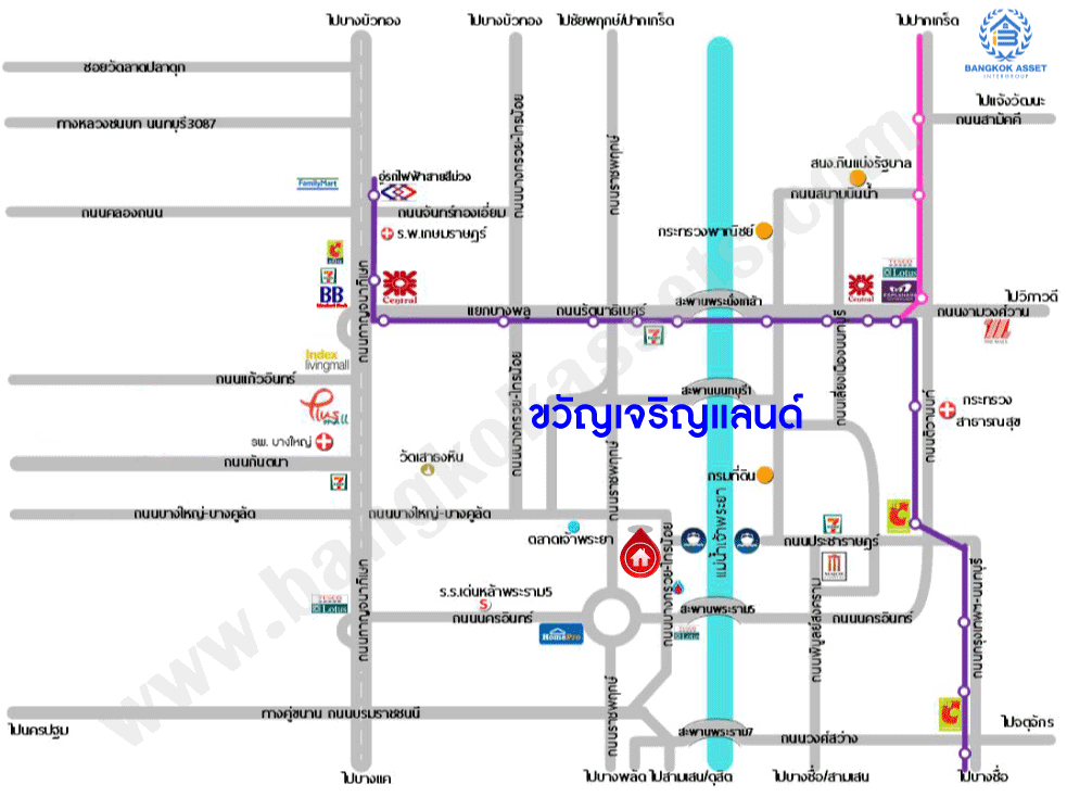 *****อาคารพาณิชย์มือสองนนทบุรี โครงการ ขวัญเจริญแลนด์ บางกรวย-ไทรน้อย เนื้อที่ 18.1 ตร.ว. ฟังก์ชัน 3 ห้องนอน 3 ห้องน้ำ 1 ที่จอดรถ อาคารพาณิชย์เปิดกิจการได้ บนทำเลเชื่อมต่อถนนราชพฤกษ์, ถนนรัตนาธิเบศร์ ใกล้จุดขึ้นทางด่วน "ศรีรัช" และรถไฟฟ้าสายสีม่วง "สถานีบางพลี" เพียง 15 นาทีเท่านั้น !!