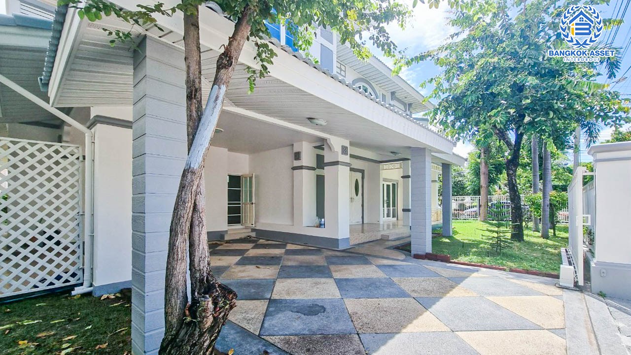 *****บ้านเดี่ยวมือสองนนทบุรี โครงการ เพอร์เฟคมาสเตอร์พีช รัตนาธิเบศร์ หลังมุม! เนื้อที่กว้างขวางถึง 106.7 ตร.ว. ฟังก์ชัน 5 ห้องนอน 5 ห้องน้ำ 2 ที่จอดรถ บ้านสภาพสวย พร้อมอยู่ บนทำเลใกล้รถไฟฟ้าสายสีม่วง "สถานีไทรม้า" เพียง 6 นาทีเท่านั้น เชื่อมต่อ ถนนรัตนาธิเบศร์ ใกล้จุดขึ้นทางด่วน "งามวงศ์วาน"