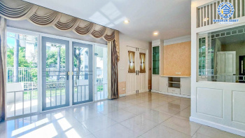 *****บ้านเดี่ยวมือสองนนทบุรี โครงการ เพอร์เฟคมาสเตอร์พีช รัตนาธิเบศร์ หลังมุม! เนื้อที่กว้างขวางถึง 106.7 ตร.ว. ฟังก์ชัน 5 ห้องนอน 5 ห้องน้ำ 2 ที่จอดรถ บ้านสภาพสวย พร้อมอยู่ บนทำเลใกล้รถไฟฟ้าสายสีม่วง "สถานีไทรม้า" เพียง 6 นาทีเท่านั้น เชื่อมต่อ ถนนรัตนาธิเบศร์ ใกล้จุดขึ้นทางด่วน "งามวงศ์วาน"