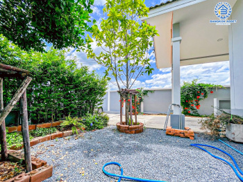 *****บ้านแฝดชั้นเดียวมือสองนนทบุรี โครงการ รติรัตน์ ถนนต้นเชือก-วัดมะสง เนื้อที่กว้าง 35 ตร.ว. ฟังก์ชัน 2 ห้องนอน 2 ห้องน้ำ 1 ที่จอดรถ แถมฟรี! 3 เครื่องปรับอากาศ 1 เครื่องทำน้ำอุ่น บนทำเลแห่งการเดินทาง ใกล้รถไฟฟ้าสายสีม่วง "สถานีคลองบางไผ่" ในราคาถูก