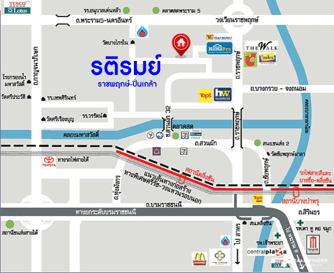 *****บ้านแฝดมือสอง โครงการ รติรมย์ ฟิฟท์ ราชพฤกษ์-ปิ่นเกล้า หลังมุม เนื้อที่ 42 ตร.ว. ฟังก์ชัน 3 ห้องนอน 3 ห้องน้ำ 2 ที่จอดรถ บ้านสภาพดี บรรยากาศเป็นส่วนตัว ให้ความรู้สึกเหมือนบ้านเดี่ยว บนทำเลยอดนิยม เชื่อมต่อถนนสวนผัก ถนนราชพฤกษ์ ถนนบางกรวย-ไทรน้อย ใกล้เซ็นทรัลเวสต์วิลล์ และจุดขึ้นทางด่วน "ศรีรัช"