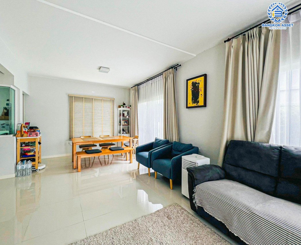 *****บ้านเดี่ยวมือสองนนทบุรี โครงการ ชัยพฤกษ์ เวสต์เกต คุณภาพระดับ L&H เนื้อที่กว้างเกือบ 54 ตร.ว. ฟังก์ชัน 3 ห้องนอน 3 ห้องน้ำ 2 ที่จอดรถ บ้านสภาพใหม่ บนทำเลแห่งการเดินทาง เชื่อมต่อถนนแก้วอินทร์, ถนนกาญจนาภิเษก ใกล้รถไฟฟ้าสายสีม่วง "สถานีตลาดบางใหญ่"