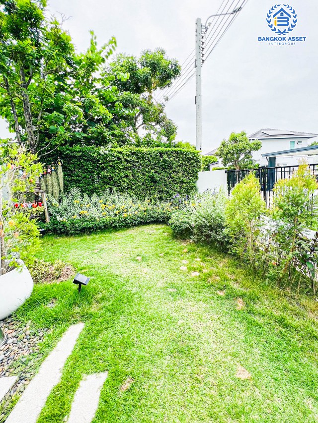 *****บ้านเดี่ยวมือสองนนทบุรี โครงการ ชัยพฤกษ์ เวสต์เกต คุณภาพระดับ L&H เนื้อที่กว้างเกือบ 54 ตร.ว. ฟังก์ชัน 3 ห้องนอน 3 ห้องน้ำ 2 ที่จอดรถ บ้านสภาพใหม่ บนทำเลแห่งการเดินทาง เชื่อมต่อถนนแก้วอินทร์, ถนนกาญจนาภิเษก ใกล้รถไฟฟ้าสายสีม่วง "สถานีตลาดบางใหญ่"