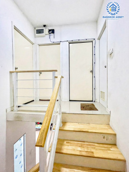 *****ทาวน์เฮ้าส์มือสองปทุมธานี โครงการ พฤกษา116 รังสิต-ธัญบุรี เนื้อที่ 17.4 ตร.ว. ฟังก์ชัน 3 ห้องนอน 2 ห้องน้ำ 1 ที่จอดรถ บ้านสภาพดี บนทำเลเข้าเมืองก็สะดวก หรือออกต่างจังหวัดก็ง่าย เชื่อมต่อถนนธัญบุรี, ถนนรังสิต-นครนายก ใกล้ ม.เทคโนโลยีราชมงคลธัญบุรี และจุดขึ้นมอเตอร์เวย์