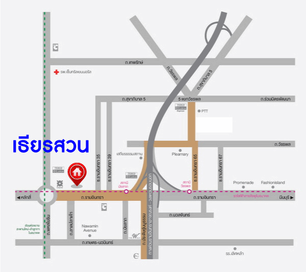 *****บ้านเดี่ยวมือสอง โครงการ เธียรสวน รามอินทรา5 เนื้อที่ 54 ตร.ว. ฟังก์ชัน 4 ห้องนอน 3 ห้องน้ำ 3 ที่จอดรถ บ้านสภาพสวย พร้อมเข้าอยู่ โครงการบนทำเลเดินทางสะดวก เชื่อมต่อถนนรามอินทรา ถนนพหลโยธิน ถนนเกษตร-นวมินทร์ ใกล้รถไฟฟ้าสายสีเขียว "สถานีสะพานใหม่" และจุดขึ้นทางด่วน "วงเเหวนตะวันออก-บางปะอิน"