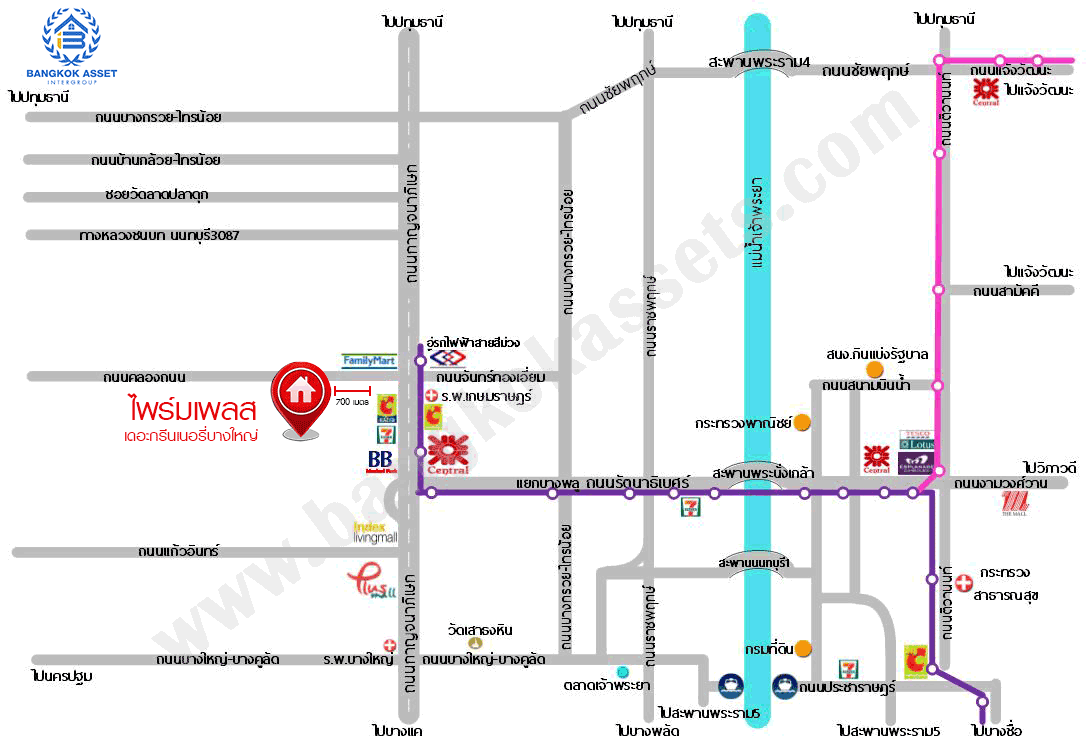 *****บ้านแฝดมือสอง โครงการ ไพร์มเพลส เดอะ กรีนเนอร์ กาญจนาภิเษก เนื้อที่ 40.50 ตร.ว. ฟังก์ชัน 3 ห้องนอน 3 ห้องน้ำ 2 ที่จอดรถ บ้านสภาพดีเยี่ยม บนทำเลเดินทางสะดวก เชื่อมต่อถนนคลองถนน ถนนแก้วอินทร์ ถนนกาญจนาภิเษก ใกล้เซ็นทรัลเวสเกต และรถไฟฟ้าสายสีม่วง "สถานีคลองบางไผ่"
