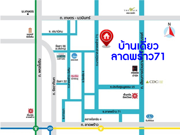 *****บ้านเดี่ยวลาดพร้าว71 ทำเลดีมาก เนื้อที่ 50 ตร.ว. ฟังก์ชัน 3 ห้องนอน 3 ห้องน้ำ บ้านสภาพดีเยี่ยม มีพื้นที่รอบบ้านกว้างขวาง บนทำเลสามารถเดินทางเข้า-ออกในเมืองสะดวก เชื่อมต่อถนนนาคนิวาส ถนนเลียบทางด่วนรามอินทราอาจณรงค์ ซอยลาดพร้าว71