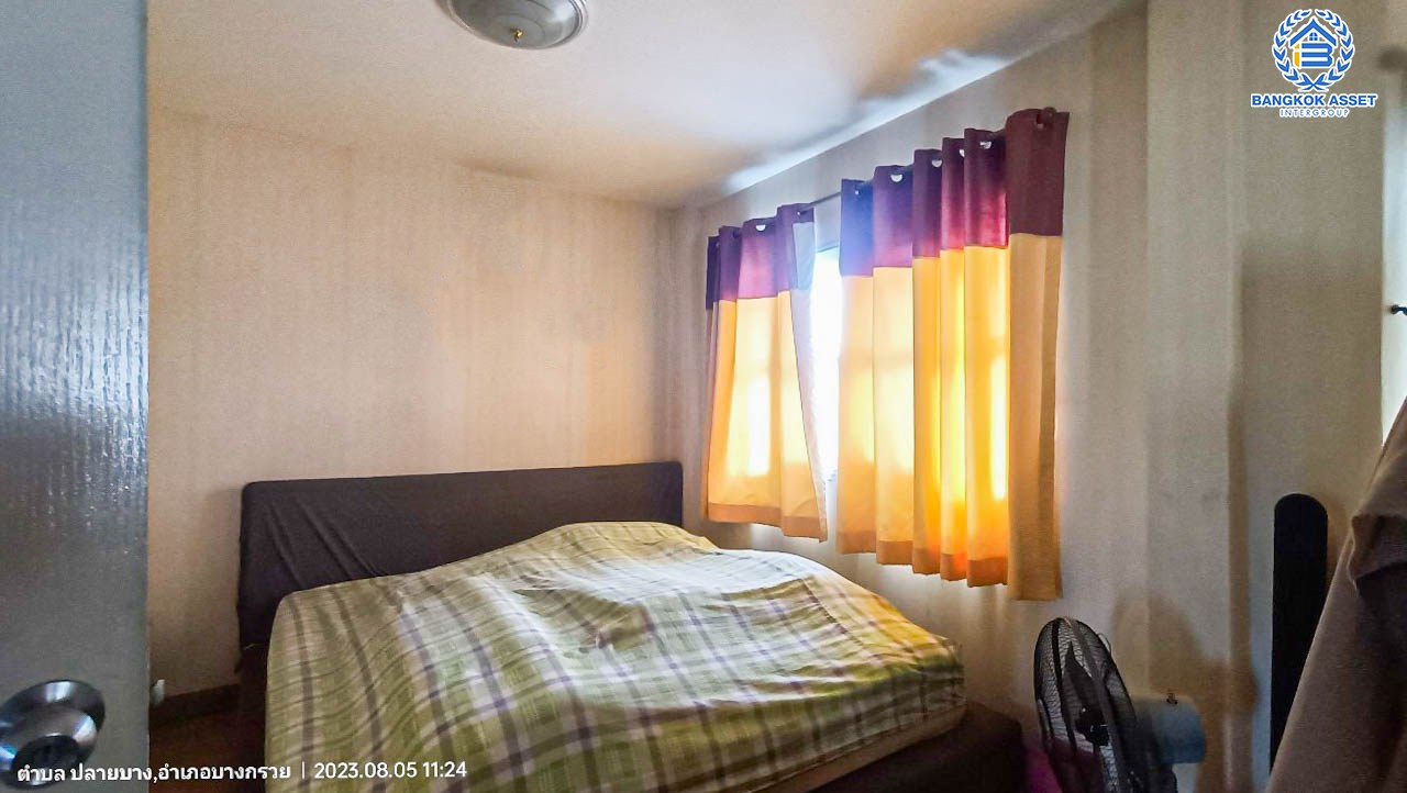 *****บ้านแฝดมือสองนนทบุรี โครงการ ชวนชื่น ปิ่นเกล้า-วงแหวน เนื้อที่กว้างเกือบ 38 ตร.ว. ฟังก์ชัน 3 ห้องนอน 2 ห้องน้ำ 1 ที่จอดรถ บ้านสภาพดี บนทำเลแห่งการเดินทาง เชื่อมต่อถนนกาญจนาภิเษก, ถนนนครอินทร์, ถนนรัตนาธิเบศร์ ใกล้รถไฟฟ้าสายสีม่วง "สถานีตลาดบางใหญ่" จองเลย!