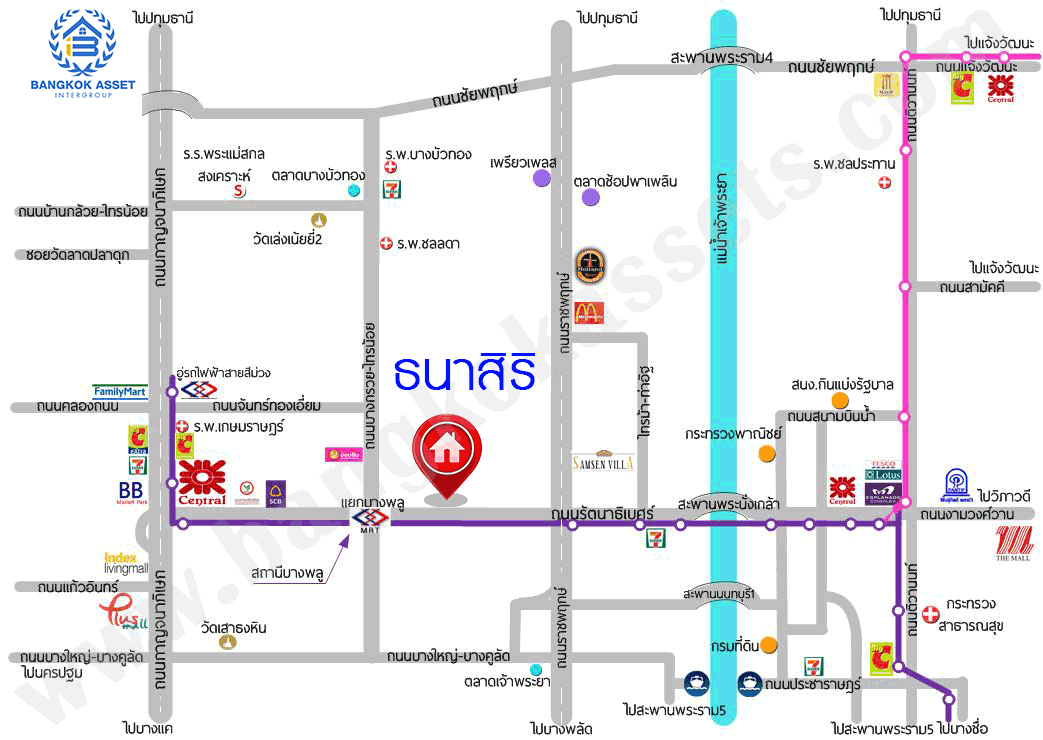 *****บ้านเดี่ยวมือสอง โครงการ ธนาสิริ รัตนาธิเบศร์ เนื้อที่ 54.40 ตร.ว. ฟังก์ชัน 3 ห้องนอน 3 ห้องน้ำ ที่จอดรถ 2 คัน ภายในสภาพสวย พร้อมเข้าอยู่อาศัย แถมฟรี! เครื่องปรับอากาศ บนทำเลเดินทางสะดวก เชื่อมต่อถนนรัตนาธิเบศร์ ถนนบางกรวย-ไทรน้อย ถนนราชพฤกษ์ ใกล้รถไฟฟ้าสายสีม่วง "สถานีบางพลู"