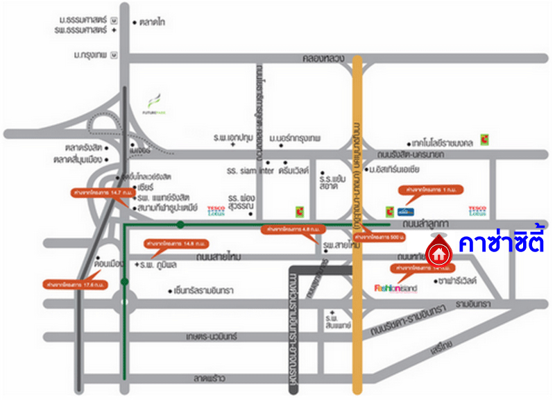 *****ทาวน์เฮ้าส์มือสองปทุมธานี โครงการ คาซ่าซิตี้ วงแหวน-ลำลูกกา2 เนื้อที่เกือบ 20 ตร.ว. ฟังก์ชัน 3 ห้องนอน 3 ห้องน้ำ 2 ที่จอดรถ บ้านสภาพสวย ต่อเติมครบ แถมฟรี! 3 เครื่องปรับอากาศ และเฟอร์นิเจอร์ บนทำเลดี เชื่อมต่อถนนลำลูกกา, ถนนหทัยราษฎร์, ถนนนิมิตใหม่ จองด่วน!