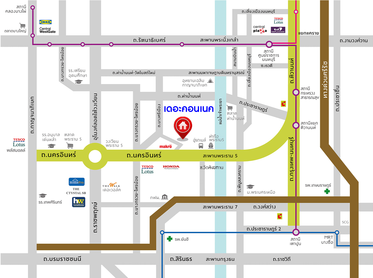 *****ทาวน์เฮ้าส์มือสอง โครงการ เดอะคอนเนค พระราม5 เนื้อที่กว้าง 22.90 ตร.ว. ฟังก์ชัน 3 ห้องนอน 2 ห้องน้ำ 2 ที่จอดรถ ภายในสภาพดีเยี่ยม พร้อมอยู่ บนทำเลดี เชื่อมต่อถนนนครอินทร์ ถนนบางกรวย-ไทรน้อย ถนนพิบูลสงคราม ใกล้รถไฟฟ้าสายสีม่วง "สถานีแยกติวานนท์" และจุดขึ้นทางด่วน "ศรีรัช"