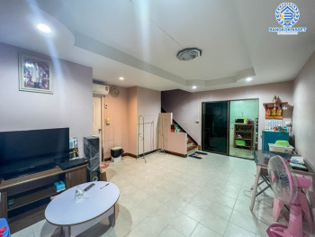 *****ทาวน์เฮ้าส์มือสอง โครงการ พฤกษา18/1 กาญจนาภิเษก เนื้อที่ 18 ตร.ว. ฟังก์ชัน 3 ห้องนอน 2 ห้องน้ำ 1 ที่จอดรถ บ้านสภาพดี บรรยากาศโครงการเงียบสงบ พร้อมเข้าอยู่ บนทำเลแห่งการเดินทาง เพียง 10 นาทีถึงเซ็นทรัลเวสต์เกต และรถไฟฟ้าสายสีม่วง "สถานีตลาดบางใหญ่"