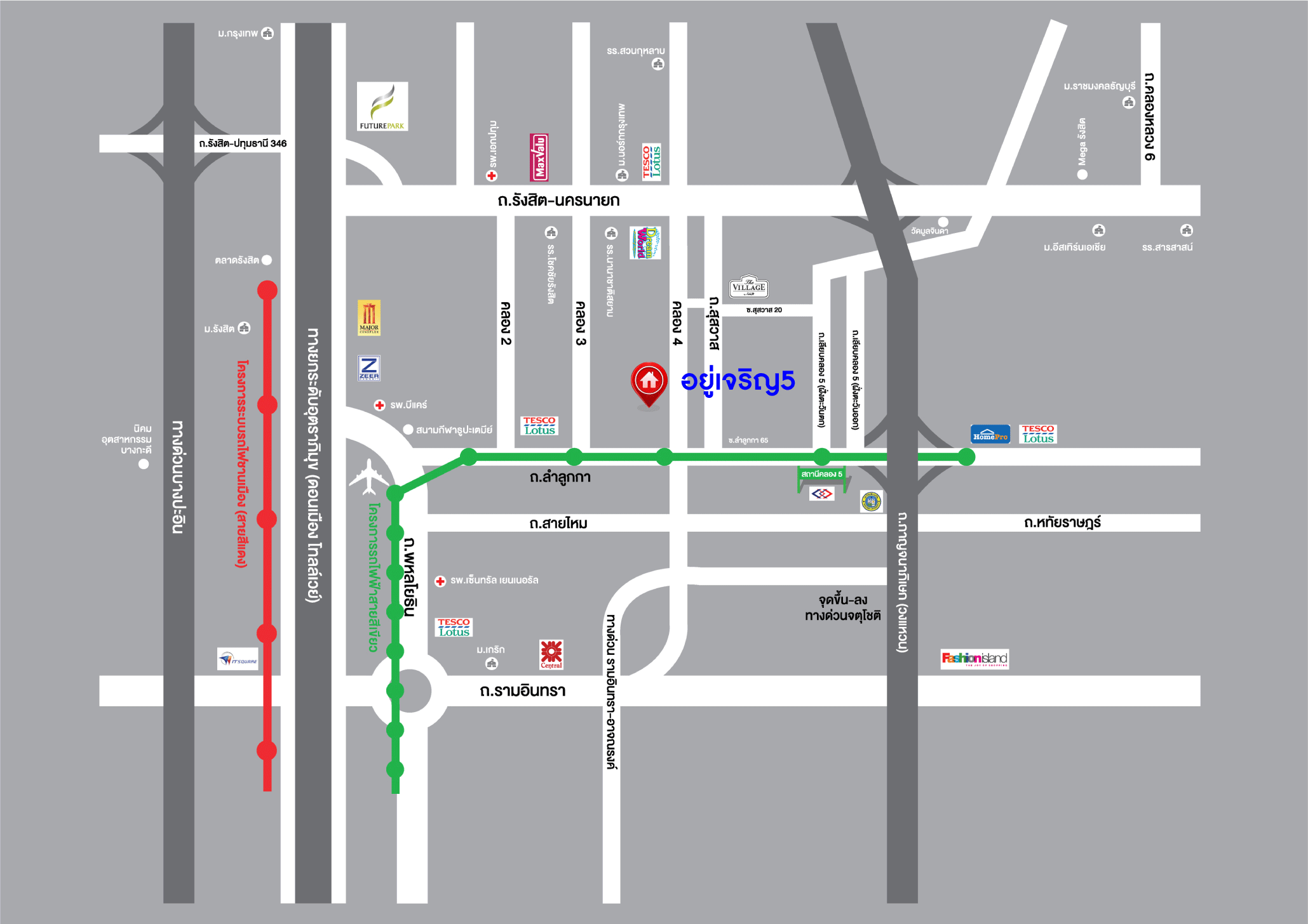 *****ทาวน์เฮ้าส์มือสองปทุมธานี หมู่บ้าน อยู่เจริญ5 ลำลูกกา เนื้อที่กว้าง 21 ตร.ว. ฟังก์ชัน 2 ห้องนอน 2 ห้องน้ำ 1 ที่จอดรถ บ้านสภาพดี บนทำเลเดินทางสะดวก เชื่อมต่อถนนลำลูกกา, ถนนพหลโยธิน ใกล้รถไฟฟ้าสายสีเขียว "สถานีคูคต" และจุดขึ้นมอเตอร์เวย์ ราคาคุ้มสุดในย่านนี้!