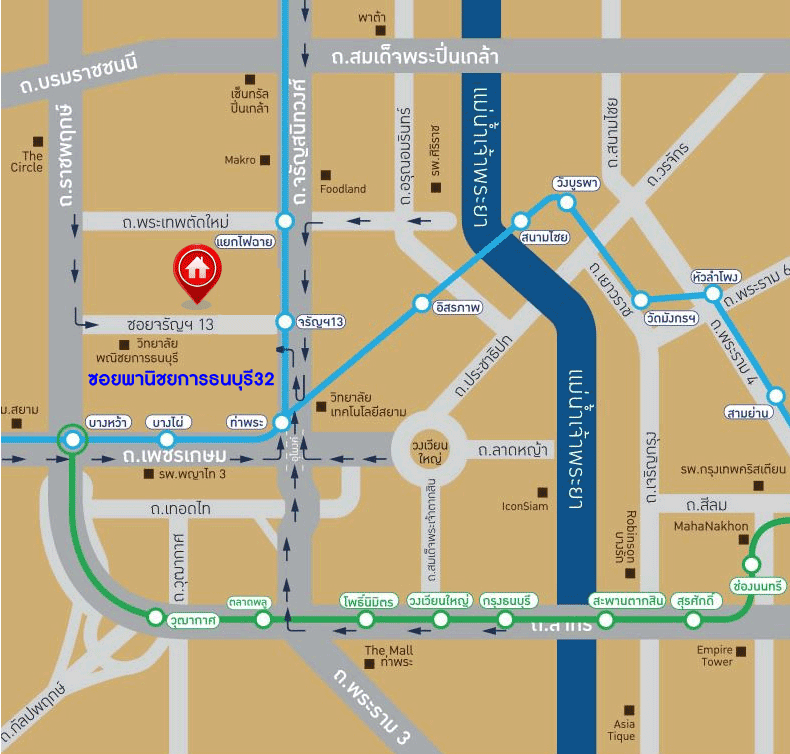 *****อาคารพาณิชย์มือสองกรุงเทพฯ หมู่บ้าน ซอยพานิชยการธนบุรี32 ราชพฤกษ์ เนื้อที่กว้าง 27 ตร.ว. ฟังก์ชัน 5 ห้องนอน 3 ห้องน้ำ 1 ที่จอดรถ บนทำเลติดถนนพาณิชยการธนบุรี เชื่อมต่อถนนจรัญสนิทวงศ์, ถนนราชพฤกษ์ ใกล้รถไฟฟ้าสายสีน้ำเงิน "สถานีจรัญฯ 13" จองเลย!