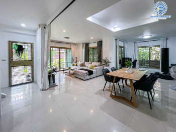 *****บ้านเดี่ยวมือสองนนทบุรี โครงการ ธนาสิริ ปิ่นเกล้า-ราชพฤกษ์ หลังมุม! เนื้อที่กว้างมากถึง 78.5 ตร.ว. ฟังก์ชัน 3 ห้องนอน 3 ห้องน้ำ 3 ที่จอดรถ บ้านสภาพสวย ใหม่มาก มีพื้นที่เยอะ บนทำเลติด ถนนราชพฤกษ์ ใกล้รถไฟฟ้าสายสีม่วง "สถานีบางรักน้อยท่าอิฐ" และจุดขึ้นทางด่วน "กาญจนาภิเษก"