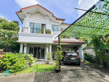 *****บ้านเดี่ยวมือสองนนทบุรี โครงการ ธนาสิริ ปิ่นเกล้า-ราชพฤกษ์ หลังมุม! เนื้อที่กว้างมากถึง 78.5 ตร.ว. ฟังก์ชัน 3 ห้องนอน 3 ห้องน้ำ 3 ที่จอดรถ บ้านสภาพสวย ใหม่มาก มีพื้นที่เยอะ บนทำเลติด ถนนราชพฤกษ์ ใกล้รถไฟฟ้าสายสีม่วง "สถานีบางรักน้อยท่าอิฐ" และจุดขึ้นทางด่วน "กาญจนาภิเษก"