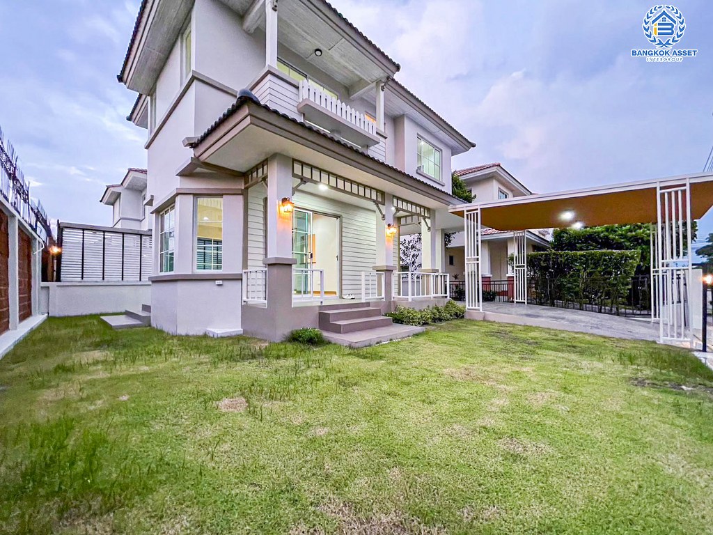 *****บ้านเดี่ยวมือสอง มัณฑนา ปิ่นเกล้า-พระราม5 หลังมุม เนื้อที่ 63 ตร.ว. ฟังก์ชัน 3 ห้องนอน 2 ห้องน้ำ 2 ที่จอดรถ บ้านหลังใหญ่สภาพดีเยี่ยม สิ่งแนวยความสะดวกโครงการครบครัน บนทำเลเดินทางสะดวก เชื่อมต่อถนนพระราม5-นครอินทร์ ถนนสวนผัก ถนนกาญจนาภิเษก ใกล้เดอะวอล์ค ราชพฤกษ์