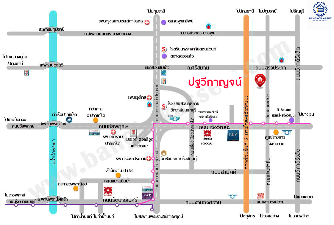 บ้านมือสองตกแต่งใหม่ โครงการ ปฐวีกาญจน์ ประชาชื่น-แจ้งวัฒนะ ทำเลโซนเมือง ดีไซน์สุด Classic ใกล้เซ็นทรัลแจ้งวัฒนะ สนามบินดอนเมือง เดินทางสู่ใจกลางเมืองได้อย่างรวดเร็วด้วย ทางด่วน"ศรีสมาน" และรถไฟฟ้าสายสีชมพู "สถานีเมืองทองธานี" บนเนื้อที่ 61.6 ตร.ว. ฟังก์ชัน 3 ห้องนอน 4 ห้องน้ำ 1 ห้องแม่บ้านพร้อมห้องน้ำ จอดรถได้ 2 คัน