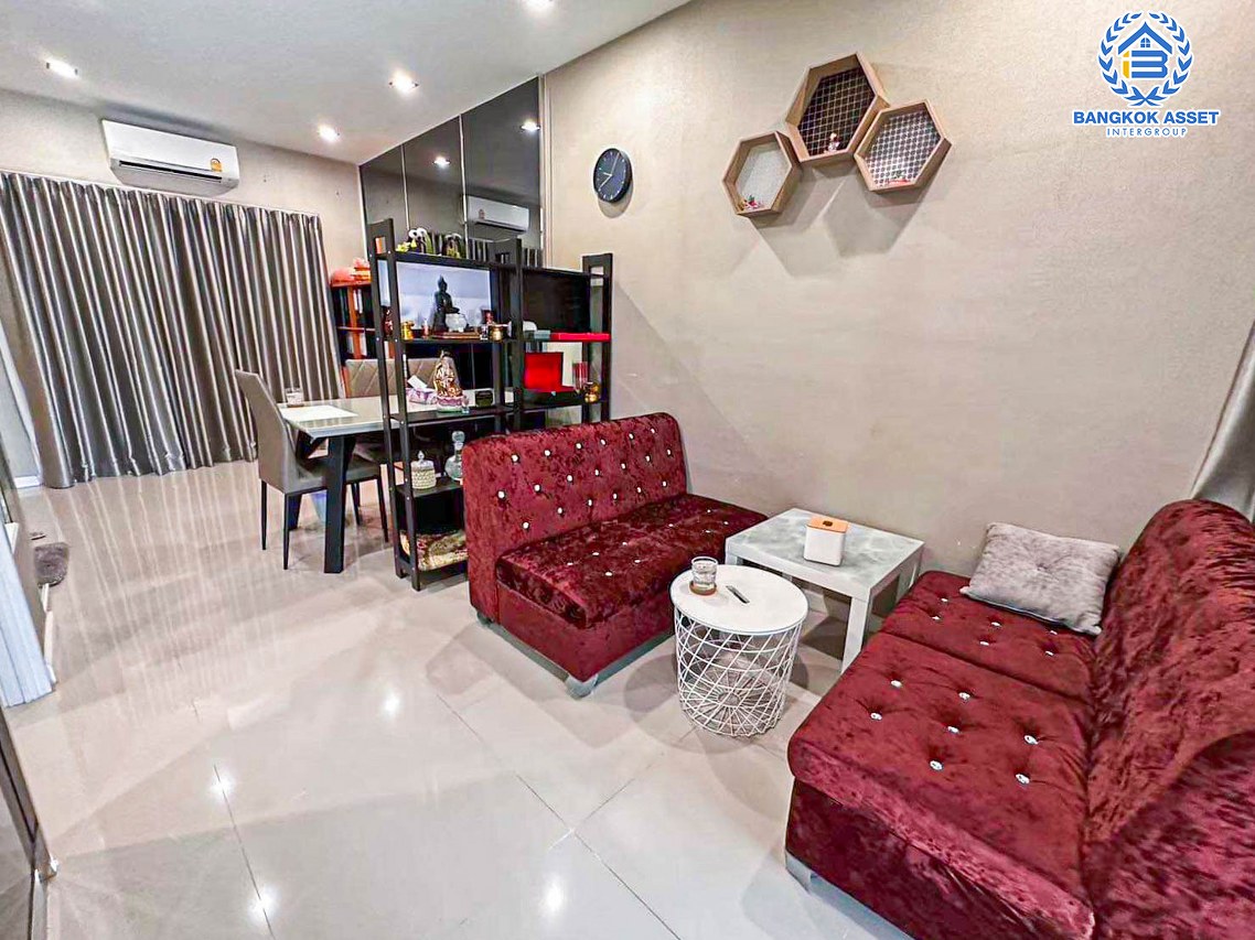 *****ทาวน์เฮ้าส์มือสองนนทบุรี โครงการ คาซ่า วอเตอร์ไซด์ ราชพฤกษ์-พระราม5 เนื้อที่ 16 ตร.ว. ฟังก์ชัน 3 ห้องนอน 2 ห้องน้ำ 1 ที่จอดรถ บ้านสภาพดี น่าอยู่ บนทำเลแห่งการเดินทาง เชื่อมต่อถนนนครอินทร์, ถนนราชพฤกษ์ ใกล้รถไฟฟ้าสายสีม่วง "สถานีแยกติวานนท์"