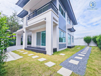 *****บ้านเดี่ยวมือสองกรุงเทพมหานคร โครงการ เดอะแกรนด์ วงแหวน-ประชาอุทิศ เนื้อที่กว้าง 65.30 ตร.ว. ฟังก์ชัน 3 ห้องนอน 3 ห้องน้ำ 2 ที่จอดรถ บ้านสวย พร้อมเข้าอยู่ บนทำเลแห่งการเดินทาง เชื่อมต่อ ถนนประชาอุทิศ, ถนนบางขุนเทียน, ถนนพระราม 2 ใกล้จุดขึ้นทางด่วน "พระราม2"