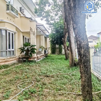 *****บ้านเดี่ยวมือสองนนทบุรี โครงการ ลัดดารมย์ รัตนาธิเบศร์ หลังมุม! เนื้อที่กว้างขวางถึง 98.4 ตร.ว. ฟังก์ชัน 4 ห้องนอน 4 ห้องน้ำ 2 ที่จอดรถ บ้านสภาพดี บนทำเลโซนเมือง เชื่อมต่อถนนรัตนาธิเบศร์, ถนนราชพฤกษ์ หน้าโครงการติดรถไฟฟ้าสายสีม่วง "สถานีไทรม้า" จองเลย!