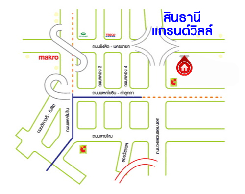 *****บ้านเดี่ยวมือสอง โครงการ สินธานีแกรนด์วิลล์ รังสิต-นครนายก หลังมุม เนื้อที่ 54 ตร.ว. ฟังก์ชัน 4 ห้องนอน 2 ห้องน้ำ 2 ที่จอดรถ บ้านสภาพดีเยี่ยม พื้นที่ใช้สอยกว้าง โครงการตั้งบนทำเลเดินทางสะดวก เชื่อมต่อถนนรังสิต-นครนายก ถนนพหลโยธิน-ลำลูกกา ถนนวงแหวนรอบนอก